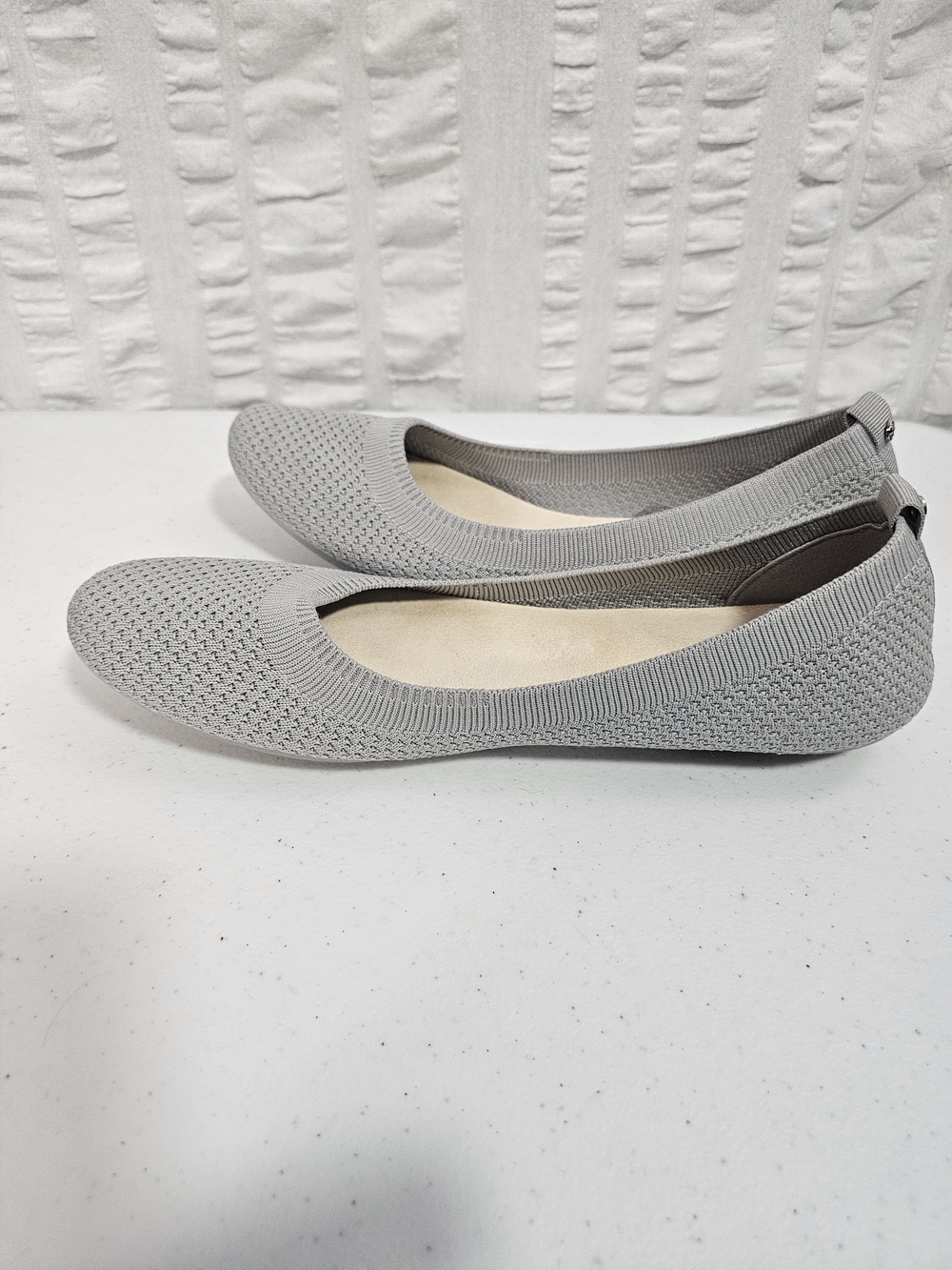 Danskin Flex Navy Knit Slip-On Flats with Round Toe Womens 9 - Picture 5 of 12